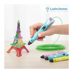Lápiz Lapicera 3d Display + Filamentos X 20 Uni De 5 Metros